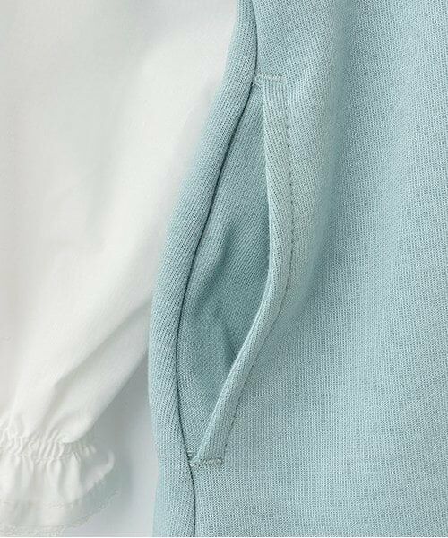 mezzo piano / メゾピアノ ミニ丈・ひざ丈ワンピース | ★クマポシェット風　袖切替カットワンピース | 詳細8