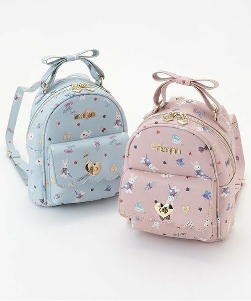 mezzo piano / メゾピアノ リュック・バックパック | ★ワンダーランド柄　ミニリュック | 詳細7