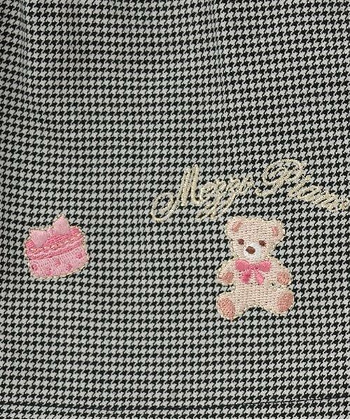 mezzo piano / メゾピアノ ショート・ハーフ・半端丈パンツ | 【人気商品再入荷】【直営店で取り扱い無し】クマ刺しゅうレースアップ　キュロットスカート | 詳細7