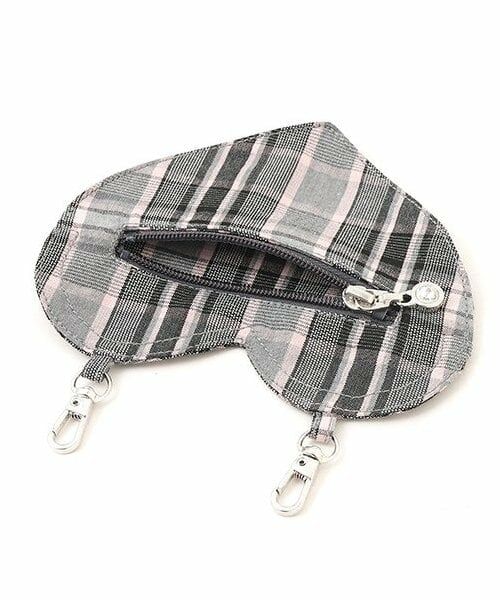 mezzo piano / メゾピアノ ミニ・ひざ丈スカート | 【人気商品再入荷】【直営店で取り扱い無し】ハートポーチつきチェックプリーツスカート | 詳細7