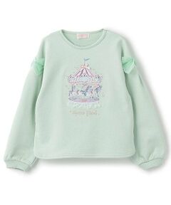 mezzo piano / メゾピアノ スウェット | 【人気商品再入荷】【直営店で取り扱い無し】メリーゴーランド　トレーナー