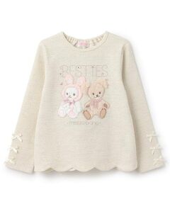 mezzo piano / メゾピアノ Tシャツ | ★裾スカラップベスティーズTシャツ