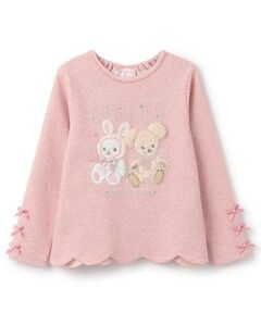 mezzo piano / メゾピアノ Tシャツ | ★裾スカラップベスティーズTシャツ