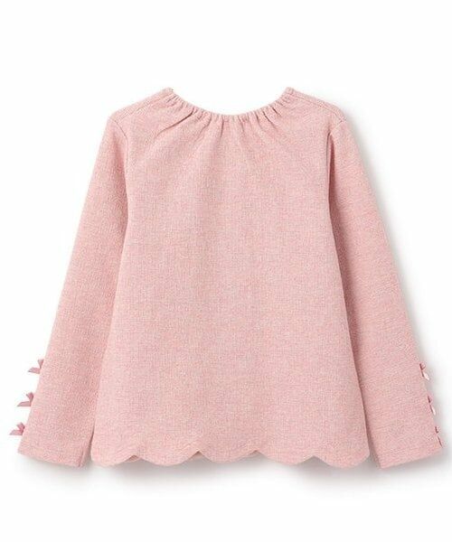 mezzo piano / メゾピアノ Tシャツ | ★裾スカラップベスティーズTシャツ | 詳細1