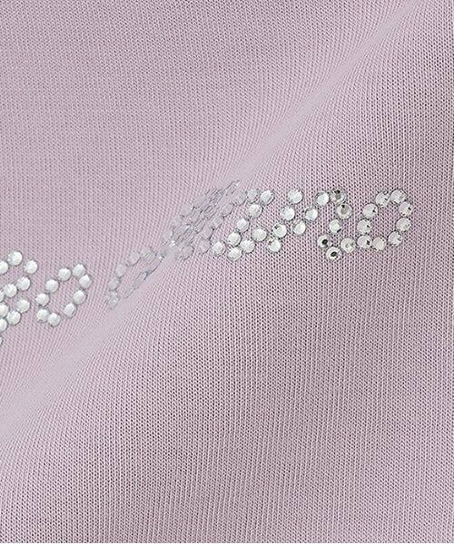 mezzo piano / メゾピアノ スウェット | 【人気商品再入荷】【直営店で取り扱い無し】レースアップリボン　レイヤードトレーナー | 詳細4