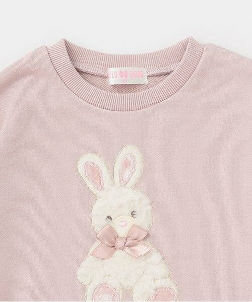 mezzo piano / メゾピアノ スウェット | 【人気商品再入荷】【直営店で取り扱い無し】ぬいぐるみレースアップトレーナー | 詳細2