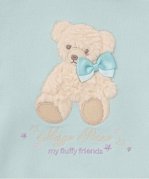 mezzo piano / メゾピアノ スウェット | 【人気商品再入荷】【直営店で取り扱い無し】ぬいぐるみレースアップトレーナー | 詳細4