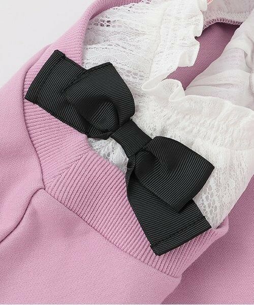 mezzo piano / メゾピアノ スウェット | 【人気商品再入荷】【直営店で取り扱い無し】肩リボンレイヤード風トレーナー | 詳細5