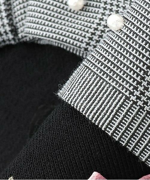 mezzo piano / メゾピアノ スウェット | 【人気商品再入荷】【直営店で取り扱い無し】チェックリボン　トレーナー | 詳細6