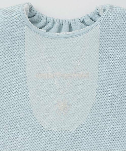 mezzo piano / メゾピアノ スウェット | 【人気商品再入荷】【直営店で取り扱い無し】雪の結晶ネックレス刺しゅう　トレーナー | 詳細4