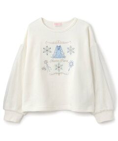 mezzo piano / メゾピアノ スウェット | 【人気商品再入荷】【直営店で取り扱い無し】スノークイーンモチーフ　トレーナー