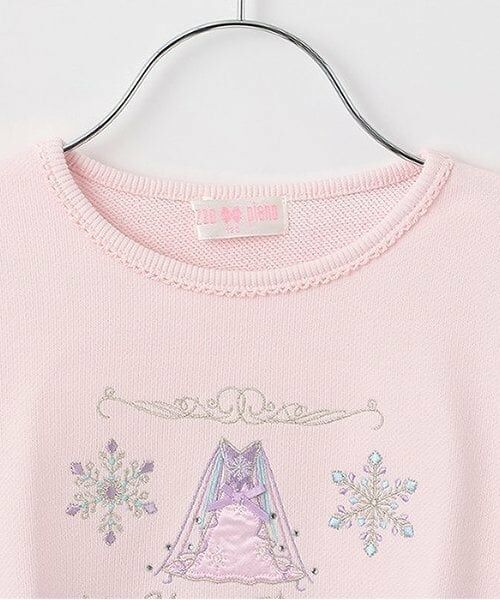 mezzo piano / メゾピアノ スウェット | 【人気商品再入荷】【直営店で取り扱い無し】スノークイーンモチーフ　トレーナー | 詳細2