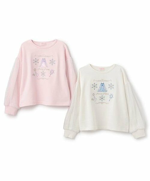 mezzo piano / メゾピアノ スウェット | 【人気商品再入荷】【直営店で取り扱い無し】スノークイーンモチーフ　トレーナー | 詳細8