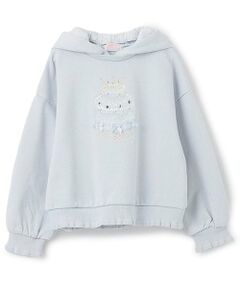 mezzo piano / メゾピアノ パーカー | 【人気商品再入荷】【直営店で取り扱い無し】ティアラケーキ　パーカ