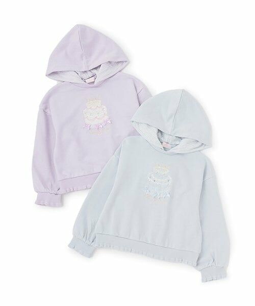 mezzo piano / メゾピアノ パーカー | 【人気商品再入荷】【直営店で取り扱い無し】ティアラケーキ　パーカ | 詳細8