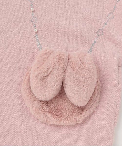 mezzo piano / メゾピアノ ミニ丈・ひざ丈ワンピース | 【人気商品再入荷】【直営店で取り扱い無し】ウサギポシェット　カットワンピース | 詳細8