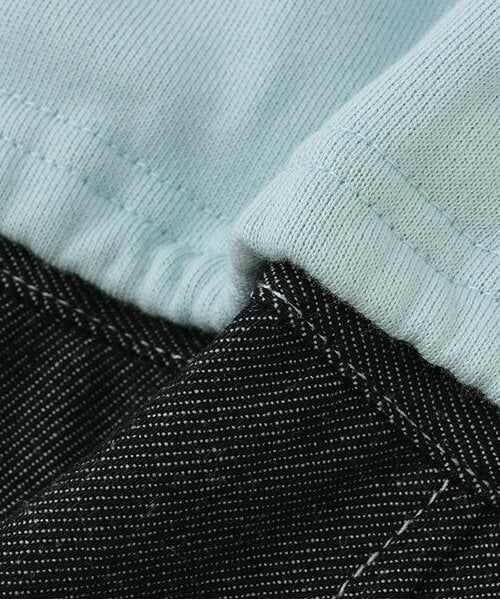 mezzo piano / メゾピアノ ミニ丈・ひざ丈ワンピース | 【人気商品再入荷】【直営店で取り扱い無し】プチハート刺しゅう　ドッキングワンピース | 詳細13