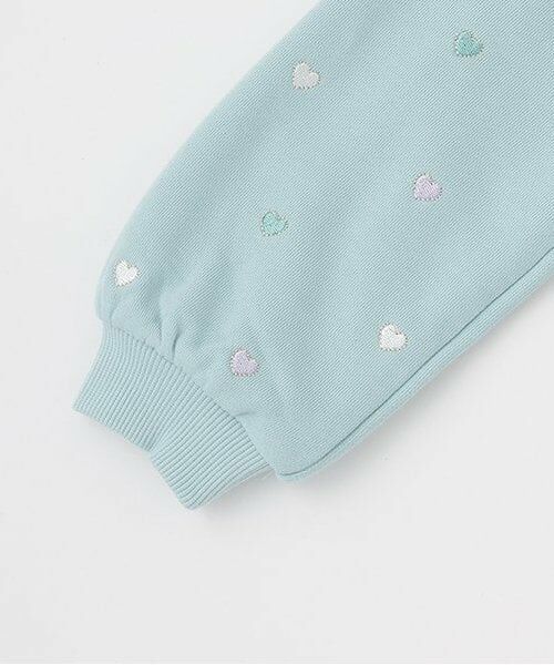 mezzo piano / メゾピアノ ミニ丈・ひざ丈ワンピース | 【人気商品再入荷】【直営店で取り扱い無し】プチハート刺しゅう　ドッキングワンピース | 詳細4