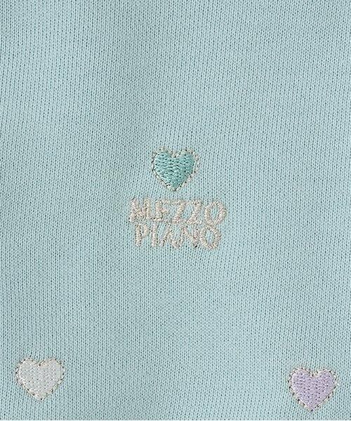 mezzo piano / メゾピアノ ミニ丈・ひざ丈ワンピース | 【人気商品再入荷】【直営店で取り扱い無し】プチハート刺しゅう　ドッキングワンピース | 詳細5