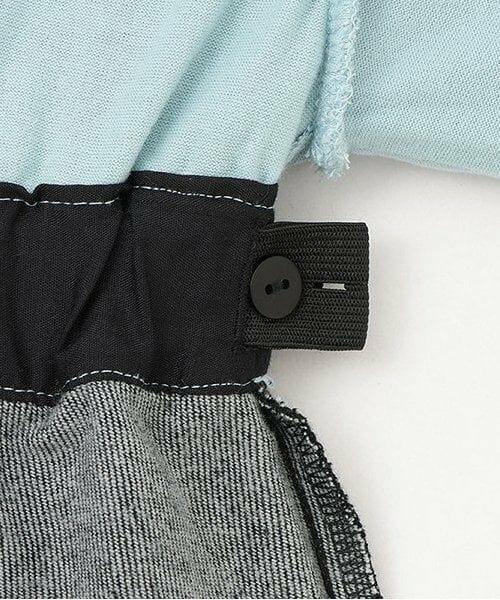 mezzo piano / メゾピアノ ミニ丈・ひざ丈ワンピース | 【人気商品再入荷】【直営店で取り扱い無し】プチハート刺しゅう　ドッキングワンピース | 詳細8