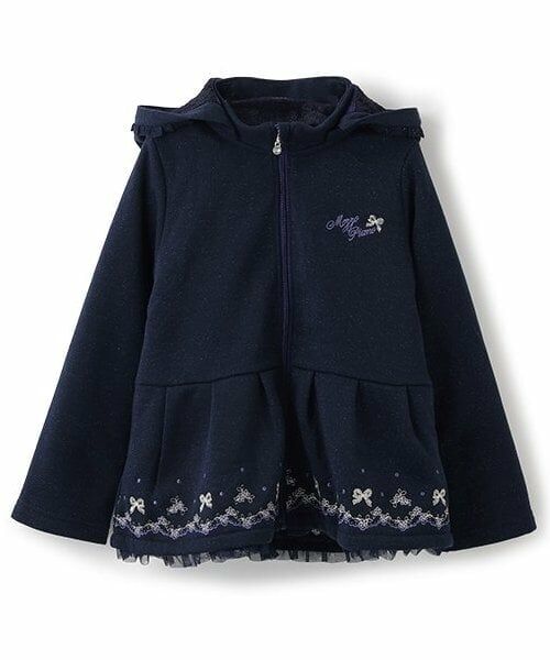 mezzo piano / メゾピアノ ブルゾン | 【人気商品再入荷】【直営店で取り扱い無し】3wayブルゾン（紺）