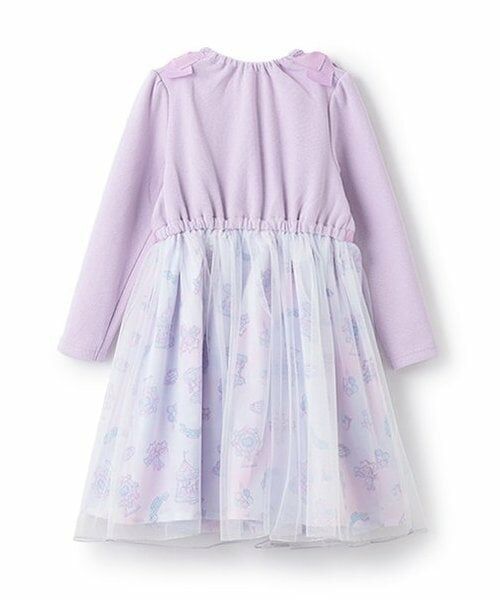 mezzo piano / メゾピアノ ミニ丈・ひざ丈ワンピース | 【人気商品再入荷】【直営店で取り扱い無し】遊園地柄　ドッキングワンピース | 詳細1