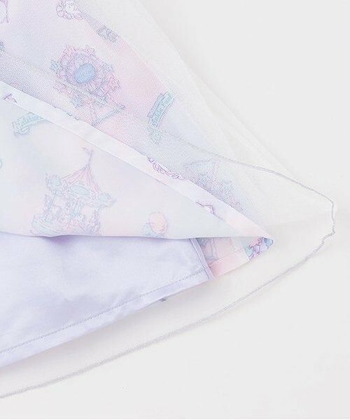 mezzo piano / メゾピアノ ミニ丈・ひざ丈ワンピース | 【人気商品再入荷】【直営店で取り扱い無し】遊園地柄　ドッキングワンピース | 詳細8