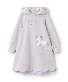 mezzo piano / メゾピアノ ミニ丈・ひざ丈ワンピース | ★ユニコーンポシェット風パーカワンピース