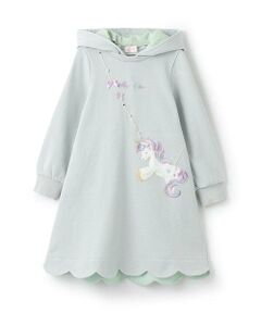 mezzo piano / メゾピアノ ミニ丈・ひざ丈ワンピース | ★ユニコーンポシェット風パーカワンピース