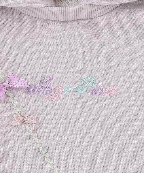 mezzo piano / メゾピアノ ミニ丈・ひざ丈ワンピース | ★ユニコーンポシェット風パーカワンピース | 詳細4