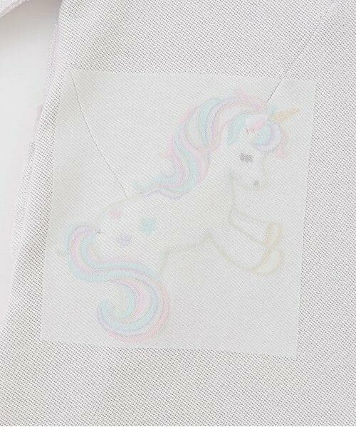 mezzo piano / メゾピアノ ミニ丈・ひざ丈ワンピース | ★ユニコーンポシェット風パーカワンピース | 詳細7