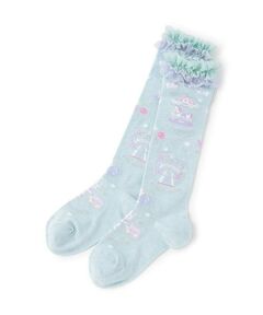 mezzo piano / メゾピアノ ソックス | ★遊園地柄　ハイソックス