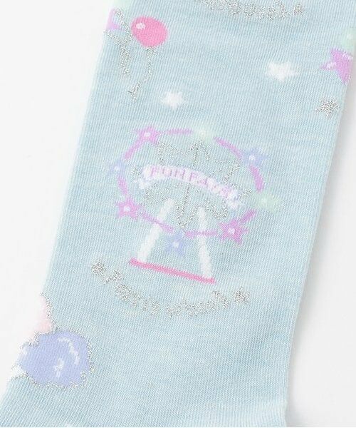 mezzo piano / メゾピアノ ソックス | ★遊園地柄　ハイソックス | 詳細2