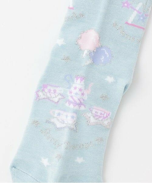 mezzo piano / メゾピアノ ソックス | ★遊園地柄　ハイソックス | 詳細3