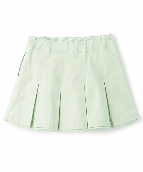 mezzo piano / メゾピアノ ショート・ハーフ・半端丈パンツ | 【人気商品再入荷】【直営店で取り扱い無し】太ベルト　ボックスプリーツ　スカパン | 詳細1