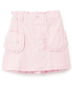 mezzo piano / メゾピアノ ミニ・ひざ丈スカート | 【人気商品再入荷】【直営店で取り扱い無し】後フリル台形スカート