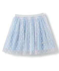 mezzo piano / メゾピアノ ミニ・ひざ丈スカート | 【人気商品再入荷】【直営店で取り扱い無し】グラデーション星チュール　スカート