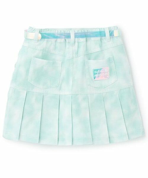 mezzo piano / メゾピアノ ショート・ハーフ・半端丈パンツ | 【人気商品再入荷】【直営店で取り扱い無し】タイダイ風裾プリーツスカパン | 詳細1