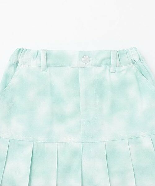 mezzo piano / メゾピアノ ショート・ハーフ・半端丈パンツ | 【人気商品再入荷】【直営店で取り扱い無し】タイダイ風裾プリーツスカパン | 詳細3