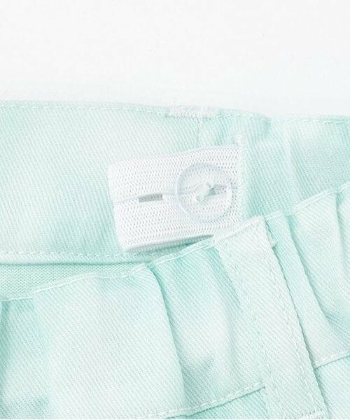 mezzo piano / メゾピアノ ショート・ハーフ・半端丈パンツ | 【人気商品再入荷】【直営店で取り扱い無し】タイダイ風裾プリーツスカパン | 詳細4