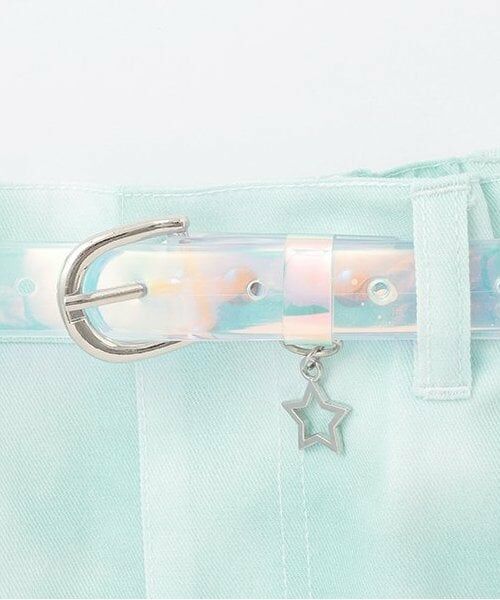 mezzo piano / メゾピアノ ショート・ハーフ・半端丈パンツ | 【人気商品再入荷】【直営店で取り扱い無し】タイダイ風裾プリーツスカパン | 詳細5