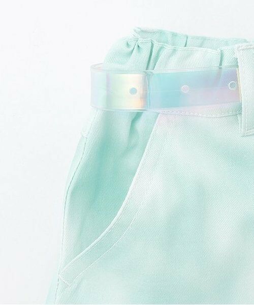 mezzo piano / メゾピアノ ショート・ハーフ・半端丈パンツ | 【人気商品再入荷】【直営店で取り扱い無し】タイダイ風裾プリーツスカパン | 詳細6