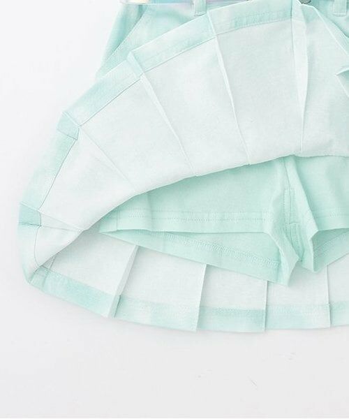 mezzo piano / メゾピアノ ショート・ハーフ・半端丈パンツ | 【人気商品再入荷】【直営店で取り扱い無し】タイダイ風裾プリーツスカパン | 詳細8