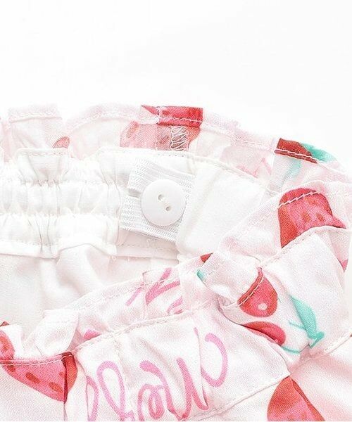 mezzo piano / メゾピアノ ミニ・ひざ丈スカート | 【人気商品再入荷】【直営店で取り扱い無し】イチゴ柄フレアスカート | 詳細3