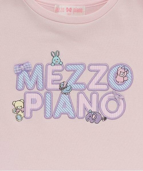 mezzo piano / メゾピアノ Tシャツ | 【人気商品再入荷】【直営店で取り扱い無し】ぬいぐるみロゴ　長袖Tシャツ | 詳細3