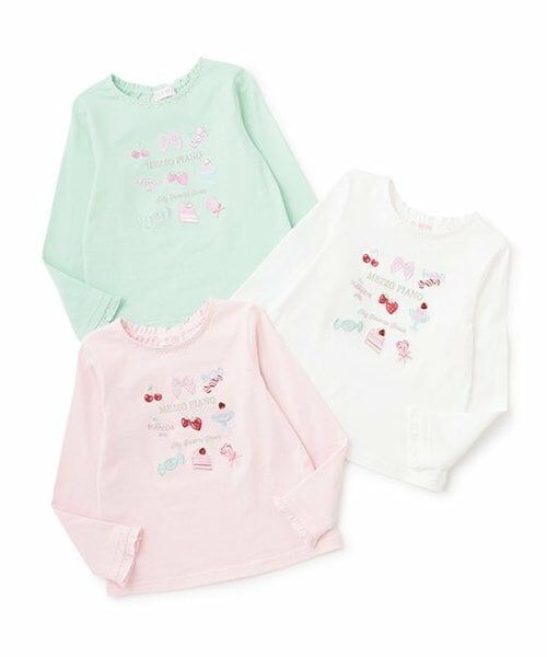 mezzo piano / メゾピアノ Tシャツ | 【人気商品再入荷】【直営店で取り扱い無し】イチゴスウィーツ長袖Tシャツ | 詳細11