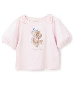 mezzo piano / メゾピアノ Tシャツ | 【人気商品再入荷】【直営店で取り扱い無し】マリンくま　5分袖Tシャツ