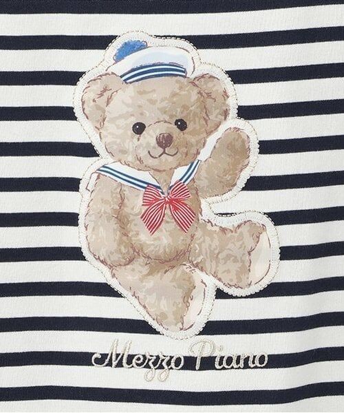 mezzo piano / メゾピアノ Tシャツ | 【人気商品再入荷】【直営店で取り扱い無し】マリンくま　5分袖Tシャツ | 詳細3