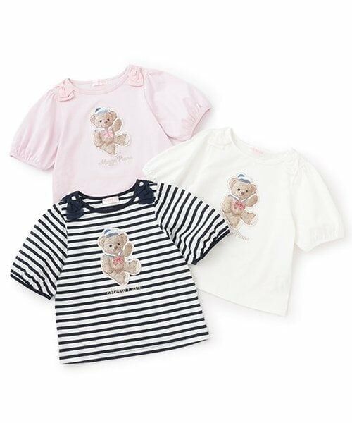 mezzo piano / メゾピアノ Tシャツ | 【人気商品再入荷】【直営店で取り扱い無し】マリンくま　5分袖Tシャツ | 詳細8