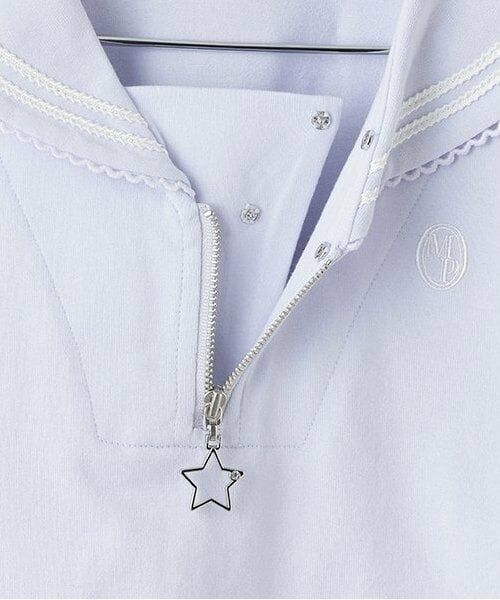 mezzo piano / メゾピアノ Tシャツ | 【人気商品再入荷】【直営店で取り扱い無し】セーラーカラー　ジッププルオーバー | 詳細3